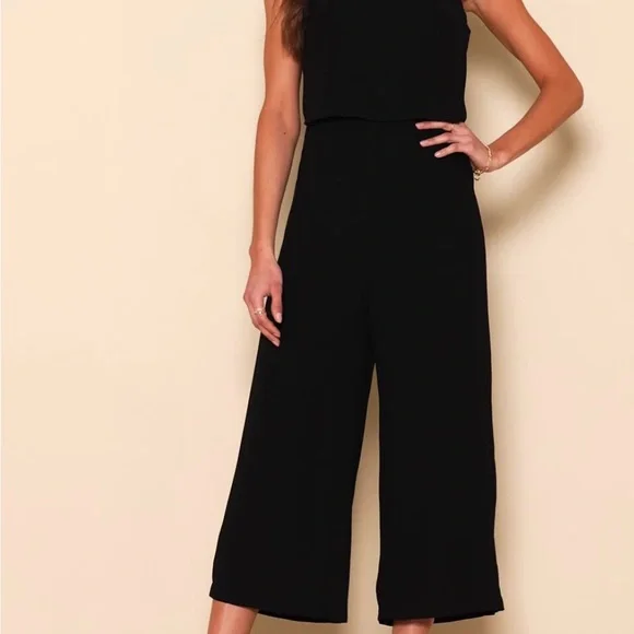 Lulus Glam-bition Black Backless Midi Jumpsuit - Picture 2 of 7